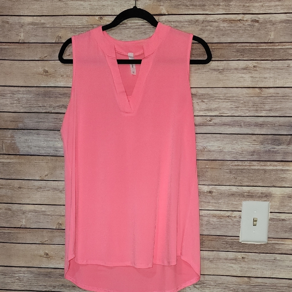 Honeyme Sleeveless Pink Top